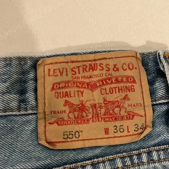 Levi’s Vintage 550 Relaxed fit‎ men’s jeans size 36x34 36 x 34